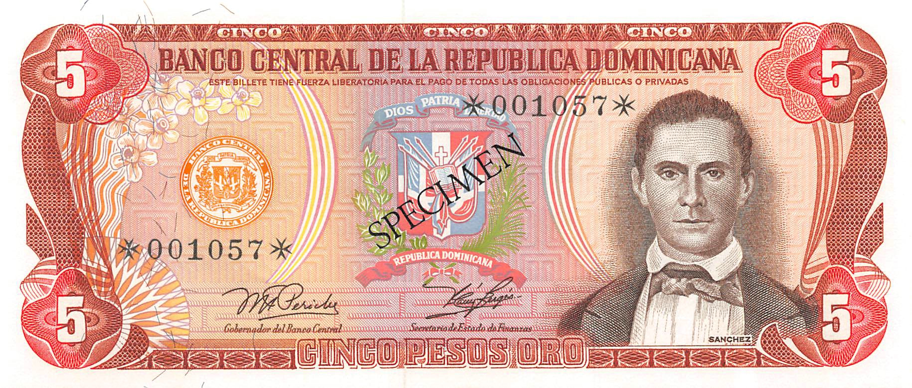Combine FREE Dominican Republic 10 Pesos Oro P 168a 2001 UNC Low Shipping 168