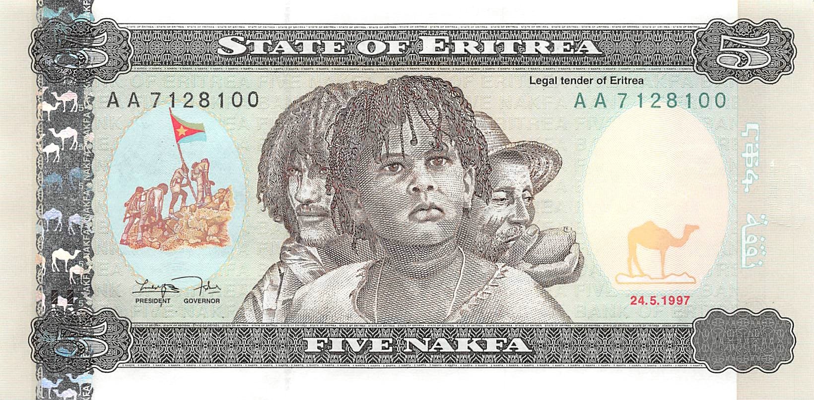 Banknotes of All Nations Tahiti 1977 500 Francs UNC P-25b2 prefix K.2 sign 3A