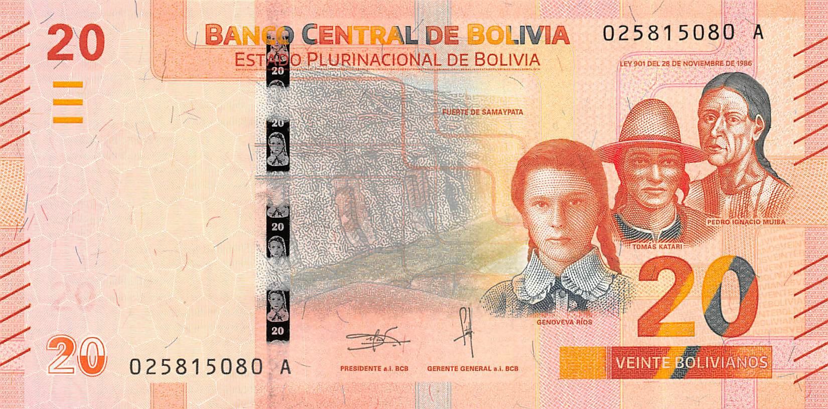 SET 2018 BOLIVIA 10 20 50 BOLIVIANOS P-NEW UNC> > > > > > > > > > >COLORFUL SET 
