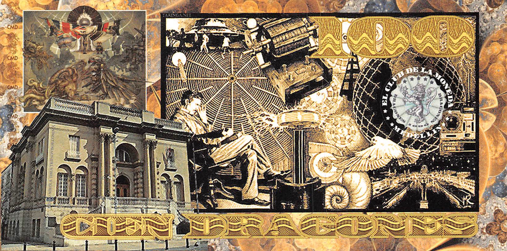 LA MONEDA UNC Polymer Details about   Colombia Medellin Set 5 : 1000-20000 Dragones 2013-14 