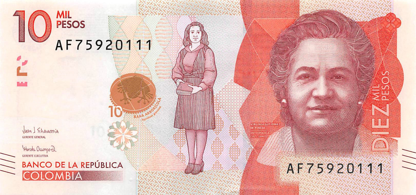 10 000 pesos mexicanos en colombia