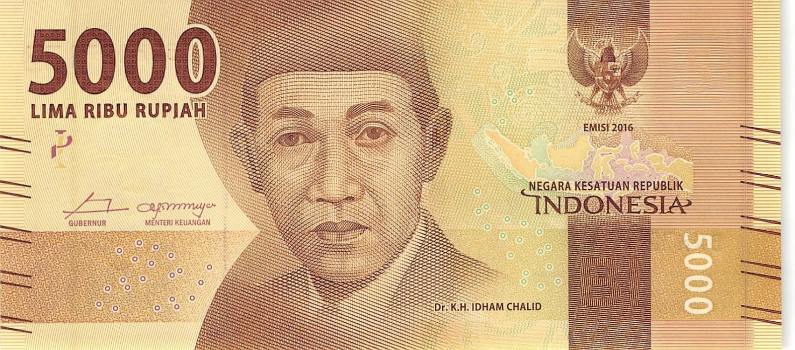 Indonesia 5000 Rupiah 2016 Unc Pn 156a Indonesia indonesia-5000-rupiah-2016-unc-pn-156a-indonesia
