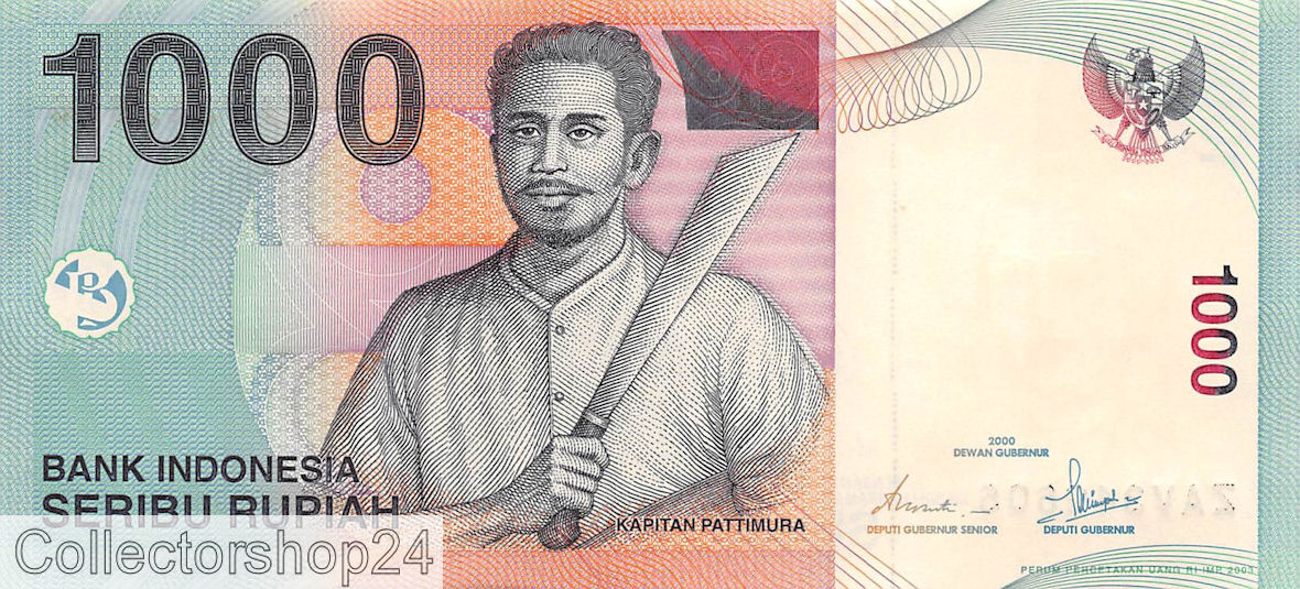 INDONESIA 1000 1,000 RUPIAH 2000/2003 P 141 d UNC