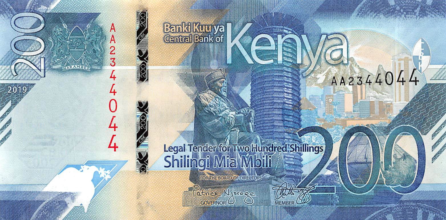 Kenya 200 Shillings 2019 Unc KENPN54a Kenya kenya-200-shillings-2019-unc-kenpn54a-kenya