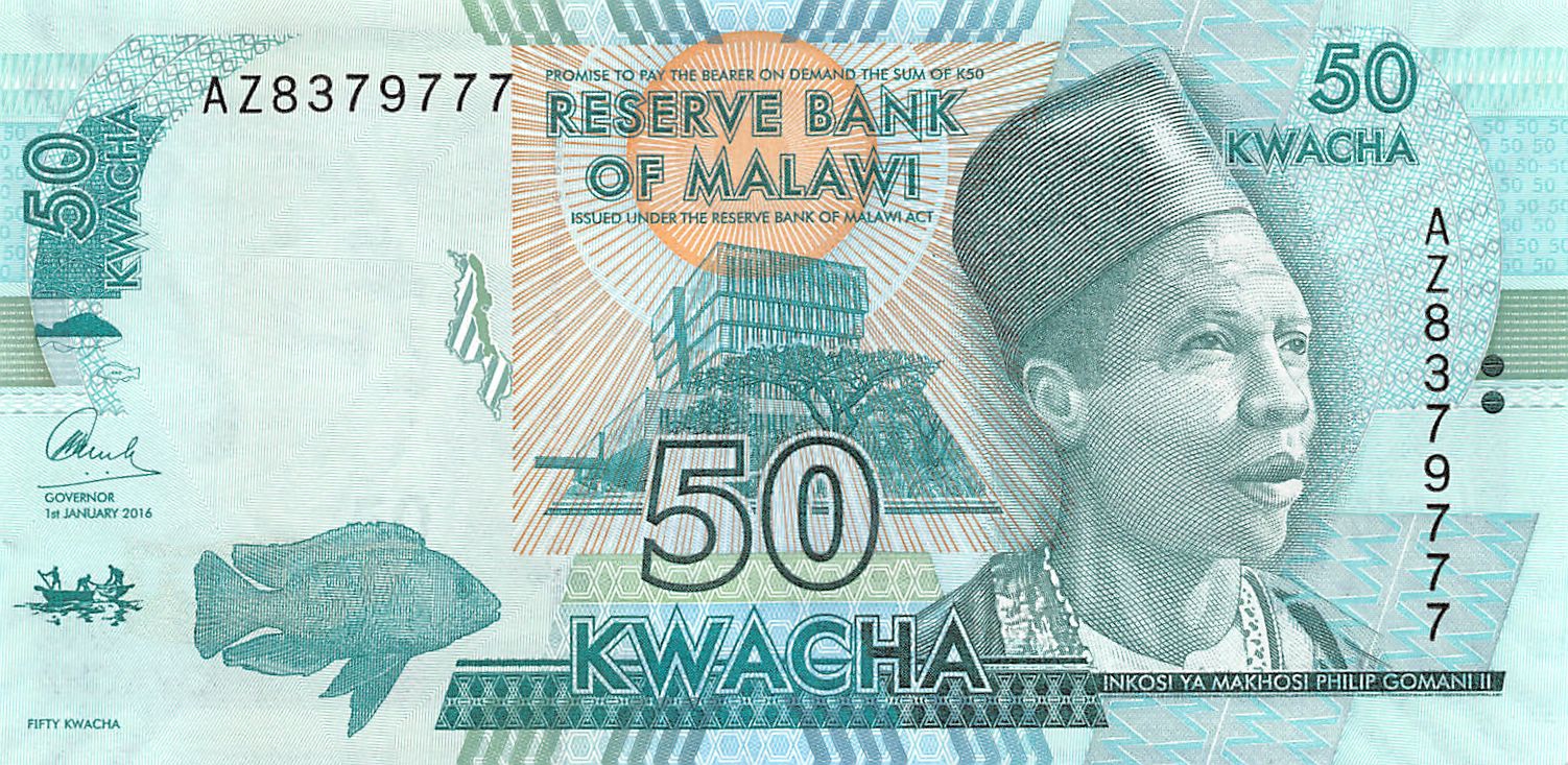 UNC 100 KWACHA Fish 2012 Details about   MALAWI 