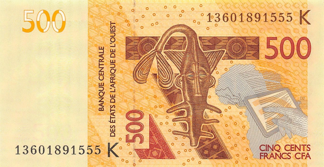 W A S K Senegal 500 Francs Banknote 2013 Unc Pn 719Kb w-a-s-k-senegal-500-francs-banknote-2013-unc-pn-719kb